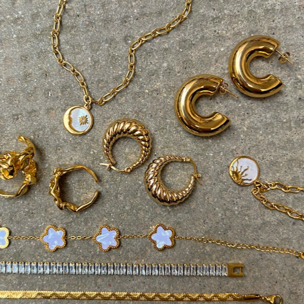 Sea Shell Hoops