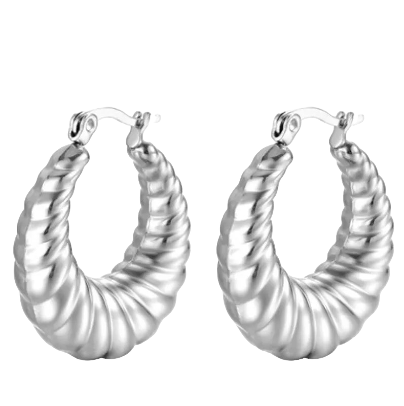 Sea Shell Hoops
