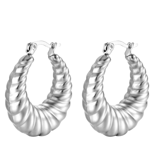 Sea Shell Hoops